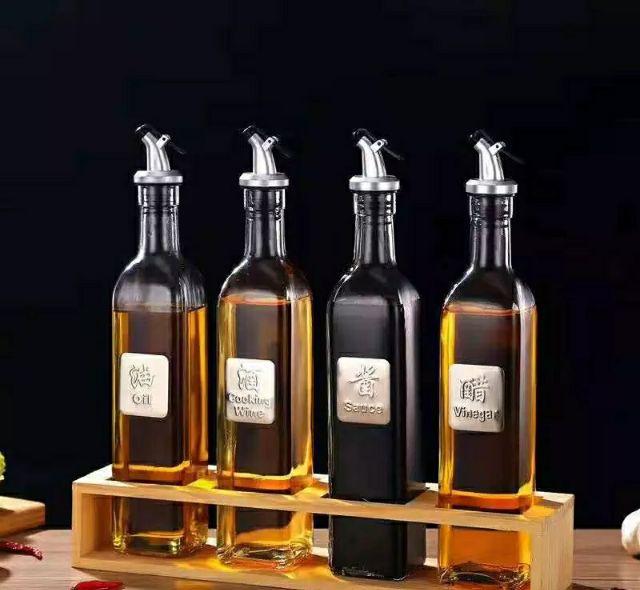 Chai Thủy Tinh Đựng Dầu Ăn, Nước Mắm 500ML