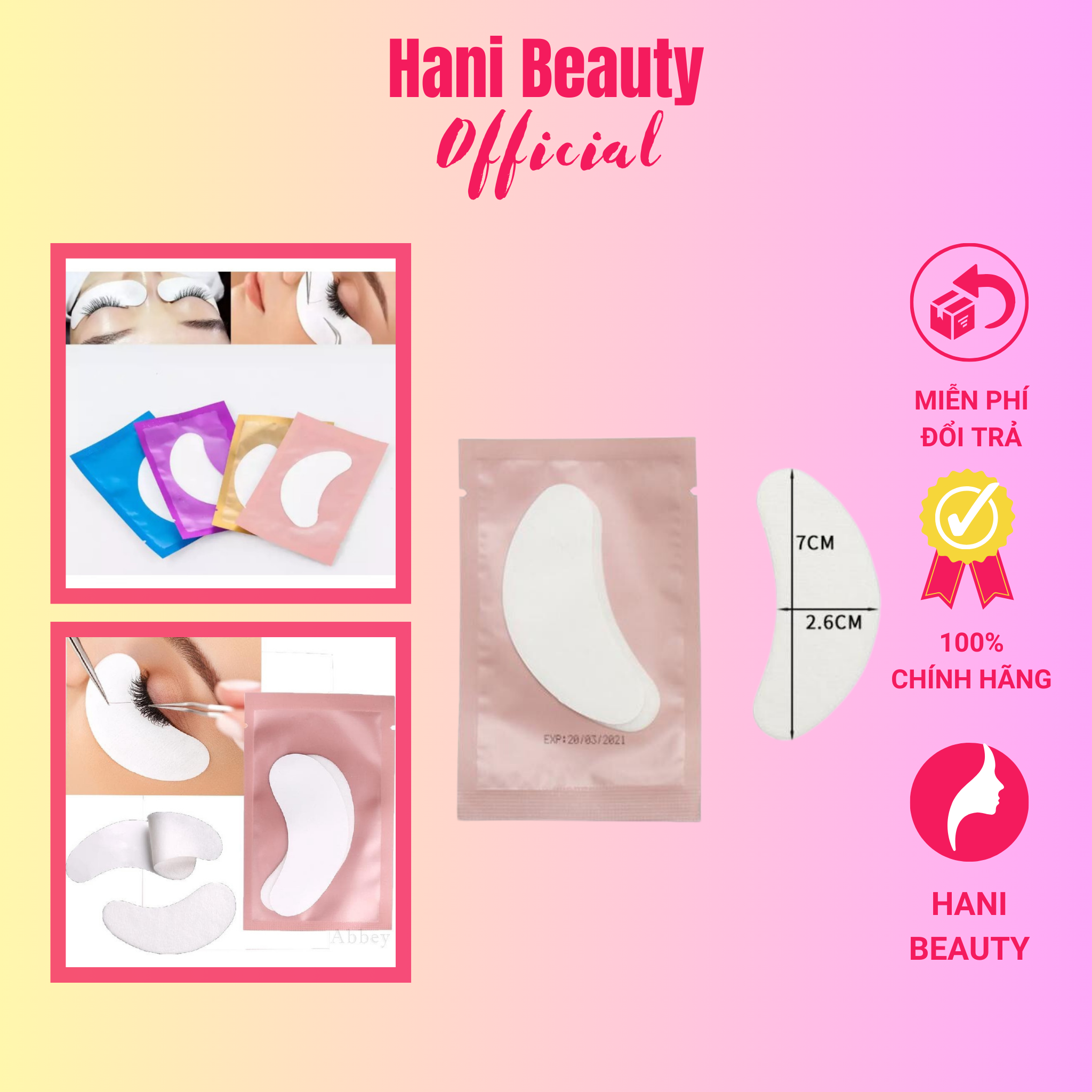 GELPAD - EYEPAD dán mi dưới - Hani Beauty