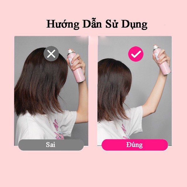 Dầu gội khô dạng xịt ISSY dành cho tóc bết