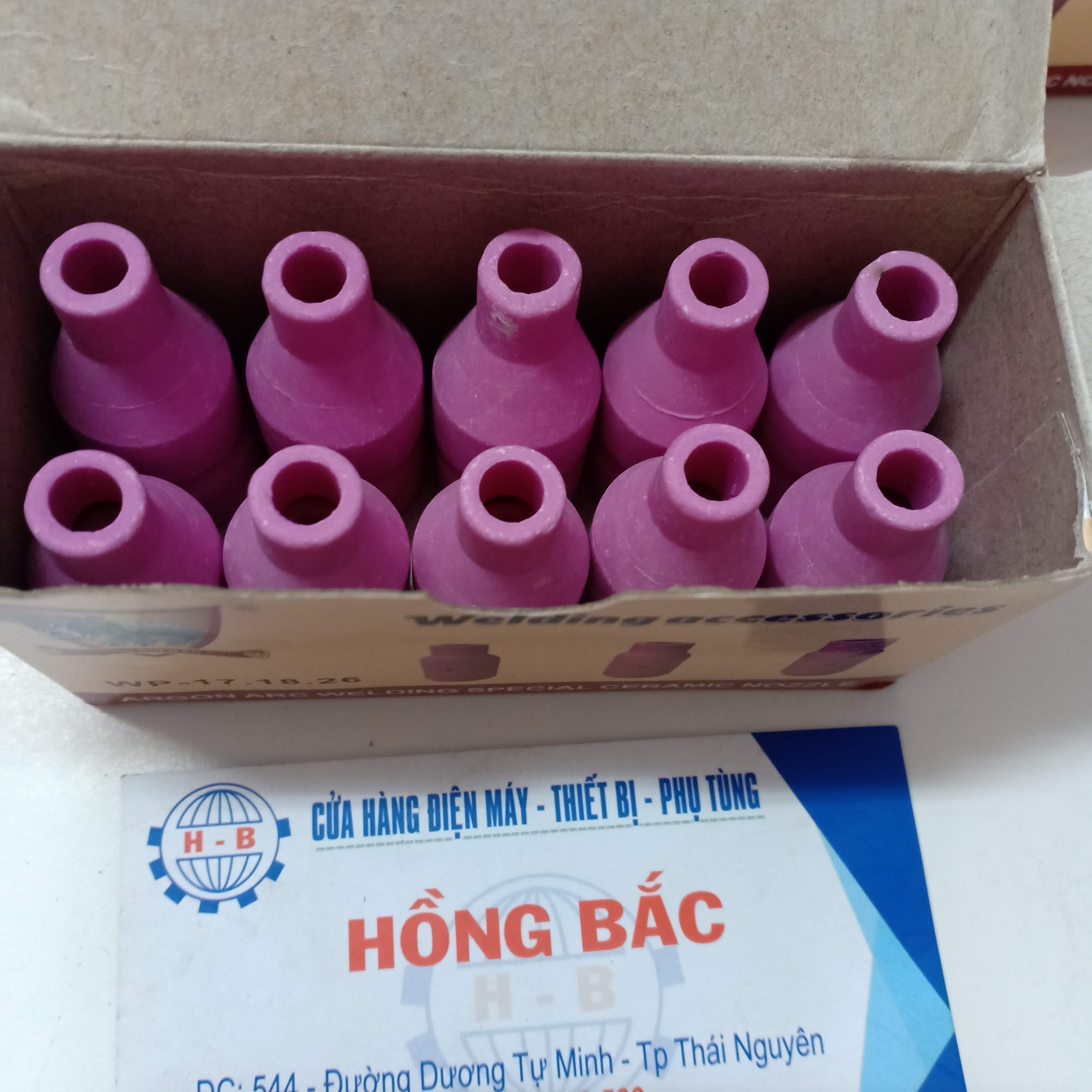 Bộ 10 chụp sứ hàn tig số 6