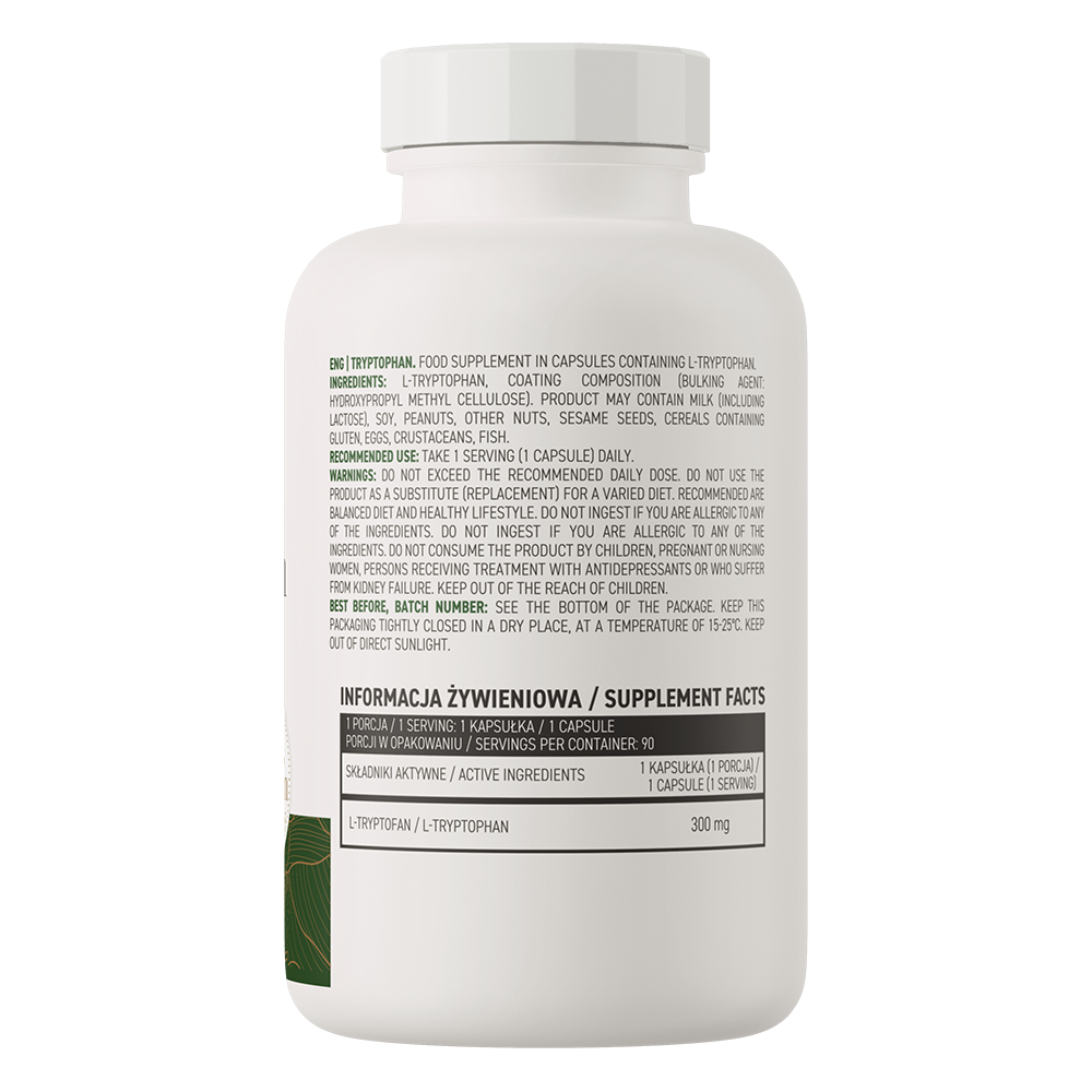 Viên Uống Ostrovit Tryptophan Vege - Hỗ Trợ Cải Thiện Giấc Ngủ, Tăng Cường Sức Khoẻ (90 Viên)