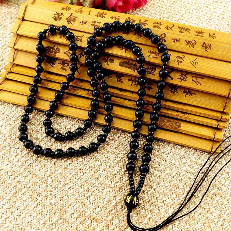 Dây tràng hạt / hạt đá đeo cổ MS05