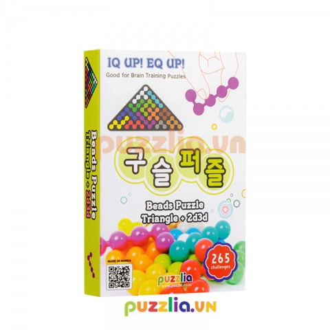 Đồ chơi Puzzlia Beads Puzzle Triangle 2D3D ( Tam giác 3D )