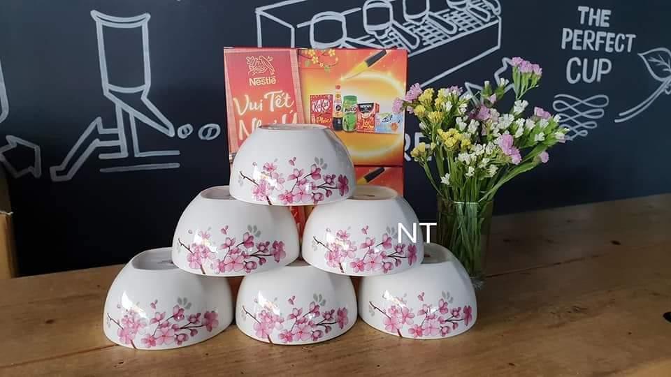 Sốc! Bộ 6 Chén sứ Donghwa cao cấp