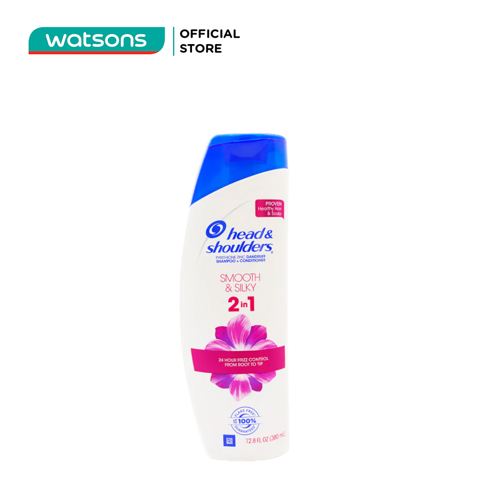 Dầu gội và xả head & shoulders smooth & silky 2in1 380ml