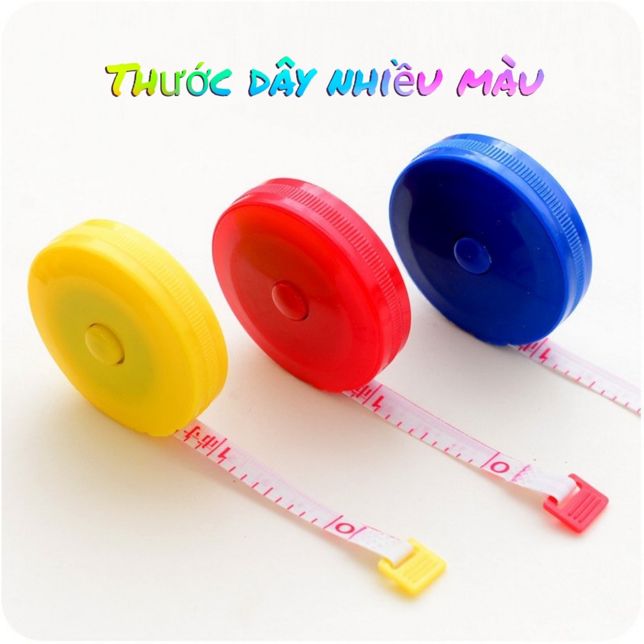 Thước dây có hộp cuộn tiện dụng nhiều màu lựa chọn