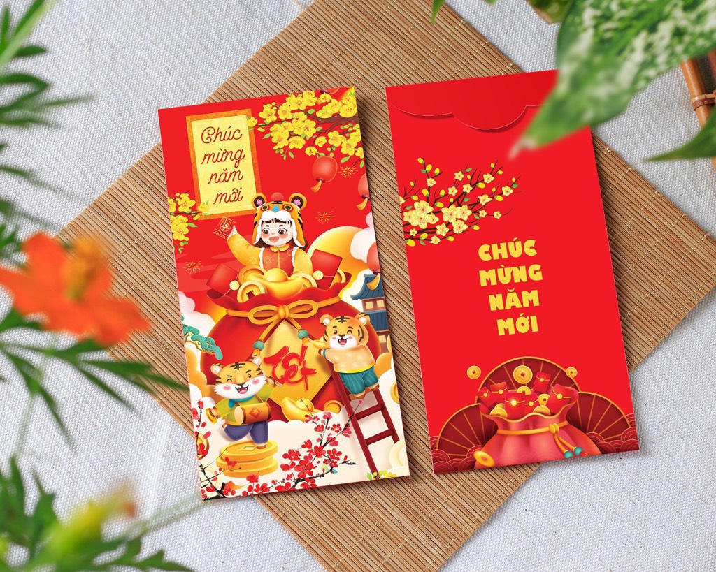BAO LÌ XÌ TẾT 2022 - 10 cái