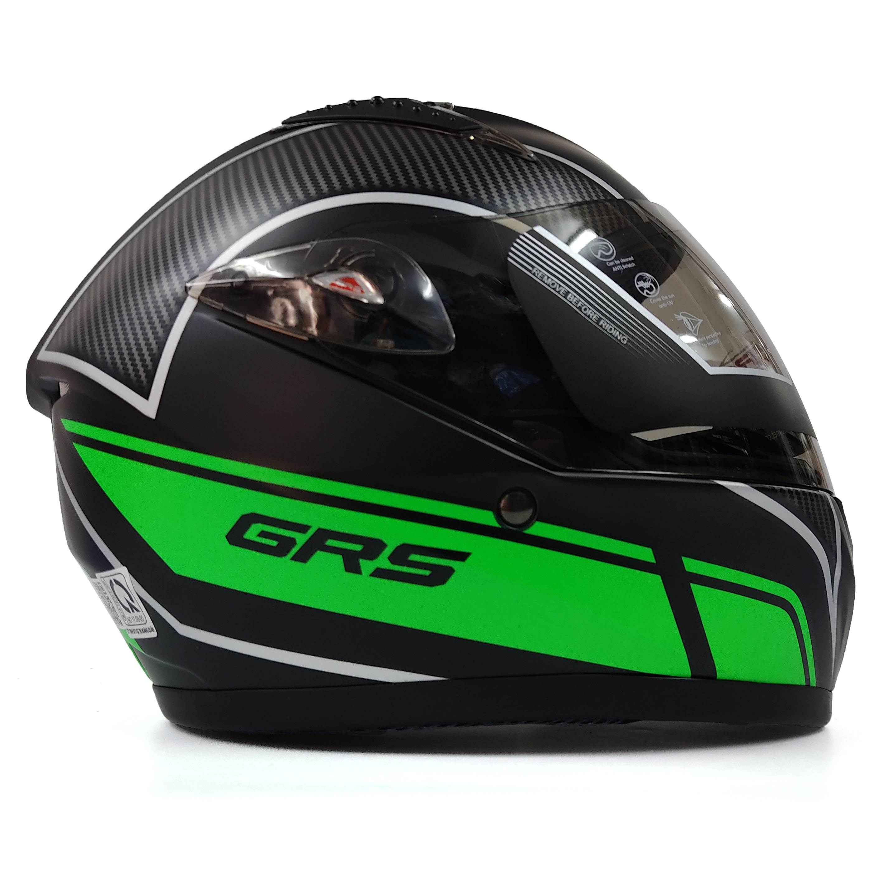 Mũ bảo hiểm Fullface GRS 801K Tem