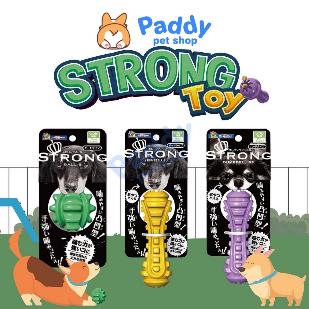 Đồ Chơi Cho Chó Cao Su Siêu Bền DoggyMan Strong
