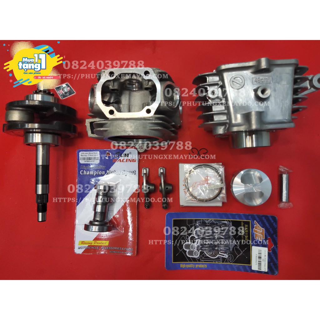 Wave Anpha Lên 54 Dên Lớn 110 Full Bộ Làm Sẵn Như Hình