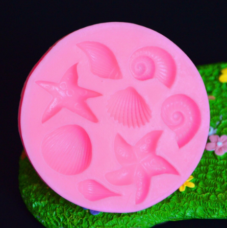 Khuôn silicon 3D 8 con vật biển