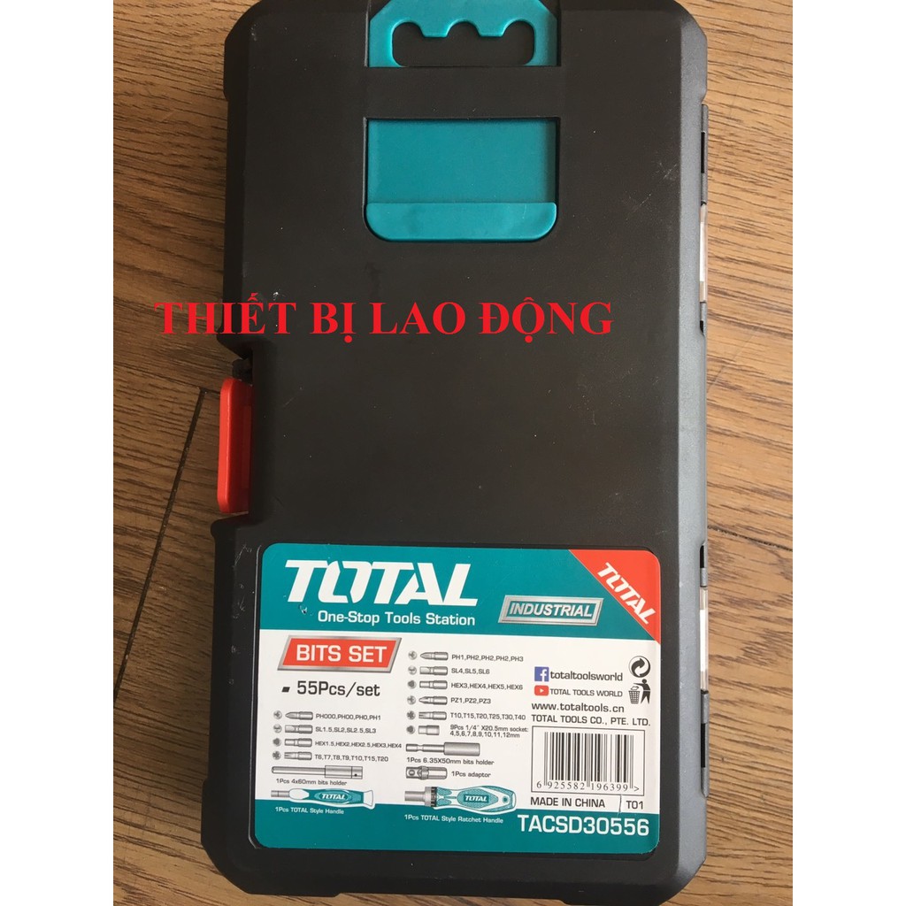 BỘ 55 TUA VÍT TOTAL TACSD30556