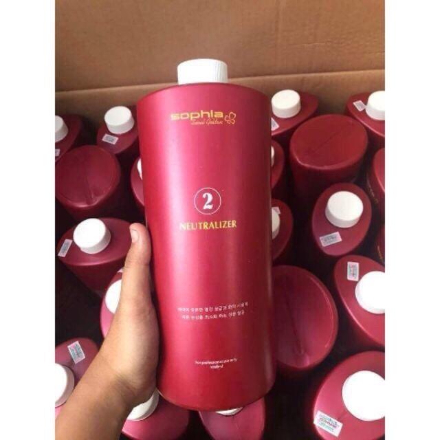 Chai dập đa năng cho tóc uốn lạnh - uốn nóng - uốn setting sophia 1000ml