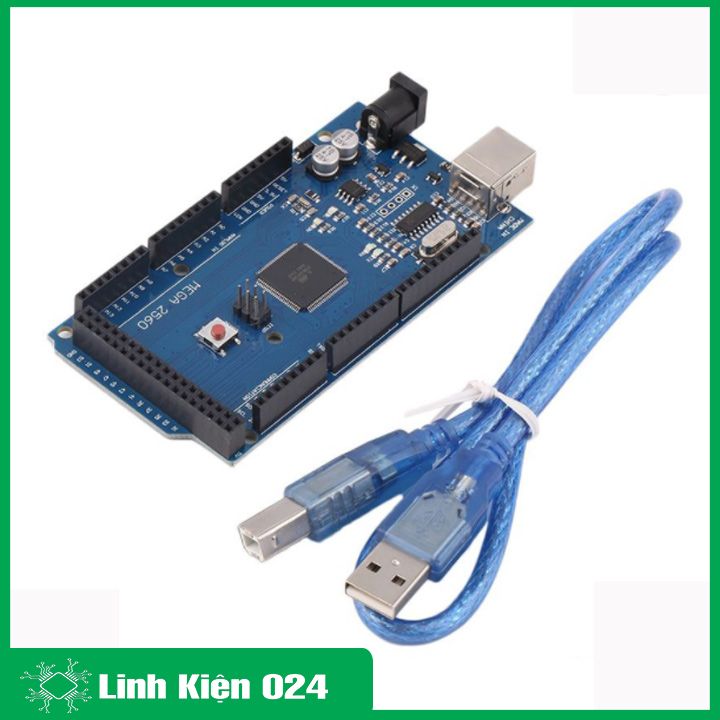 Kit Arduino Mega2560 R3 - CH340 thế hệ 3 tặng kèm cáp nạp code