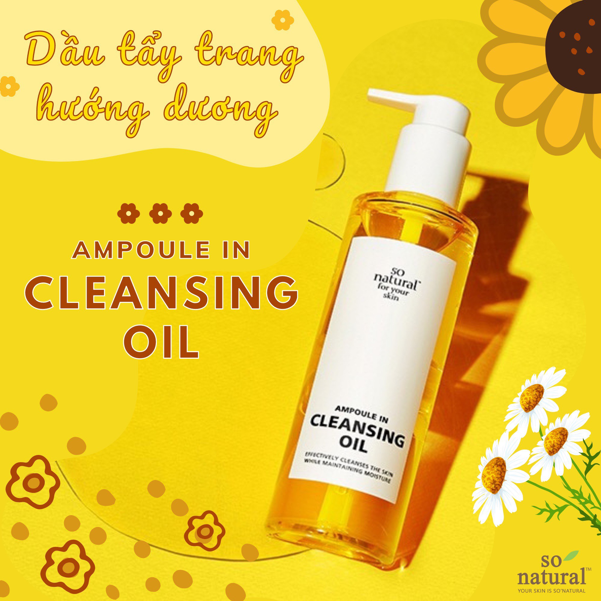 Dầu tẩy trang Cleansing Oil So Natural