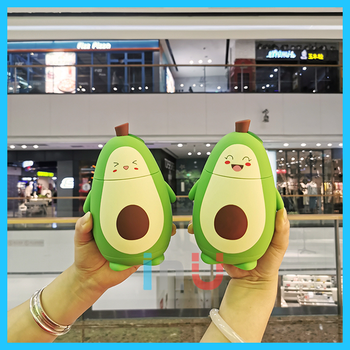 [HCM]HCM - Bình nước bé Bơ xanh cute dễ thương 280ml