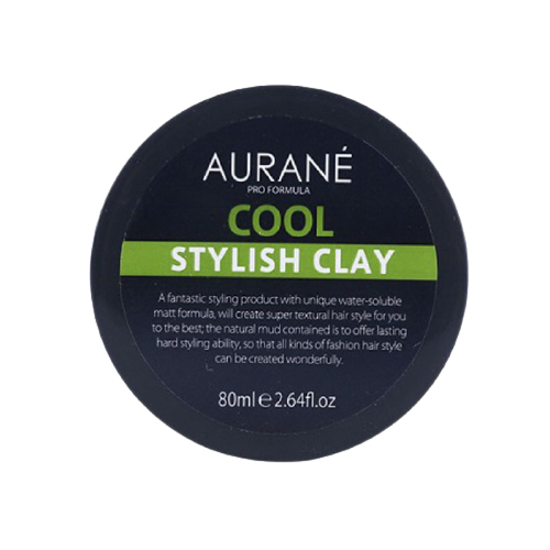 Sáp vuốt tóc nam Aurane Cool Stylish Clay 80Ml Chính Hãng, Dành cho Tóc Trung Bình, Dày và Nhiều Dầu