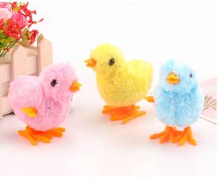 Đồ chơi Gà con vặn cót biết nhảy cho bé