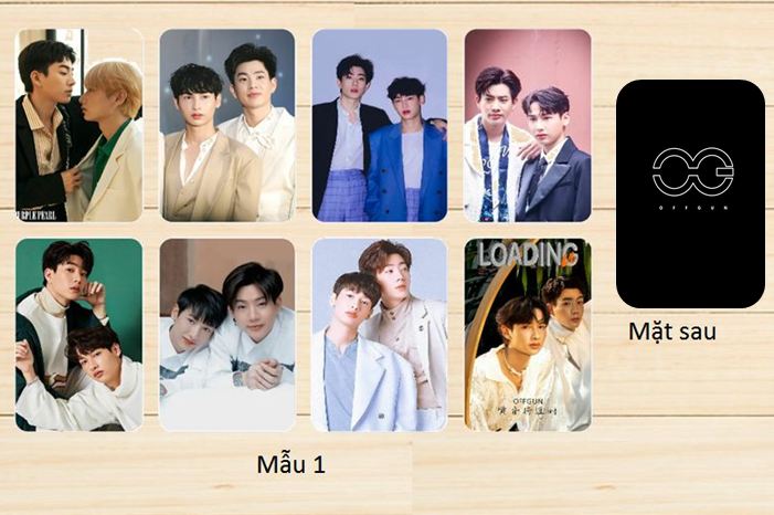sét 8 card bo góc OFFGUN
