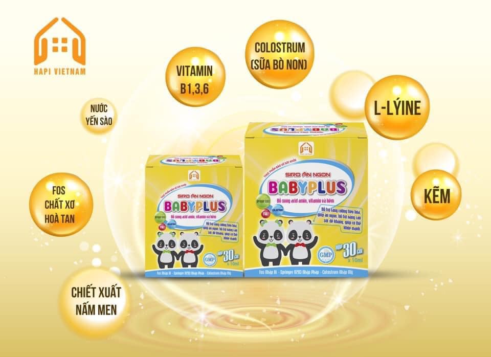 Siro Ăn Ngon Babyplus Chính Hãng