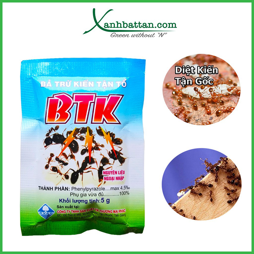 Bả Trừ Kiến Tận Ổ BTK Gói 5 gram