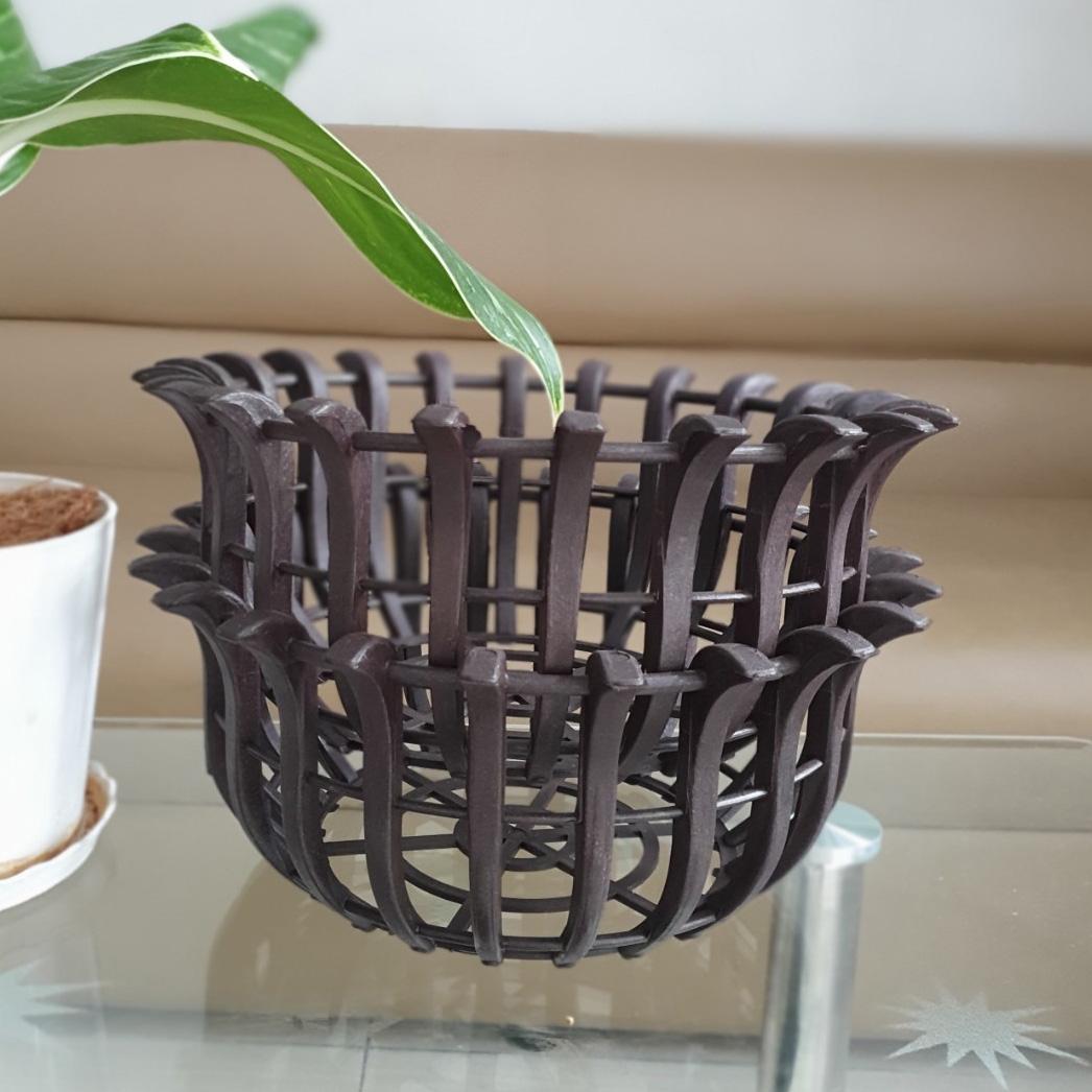 [HCM]Bộ 2 chậu trồng lan bí ngô giả gỗ 30x13cm