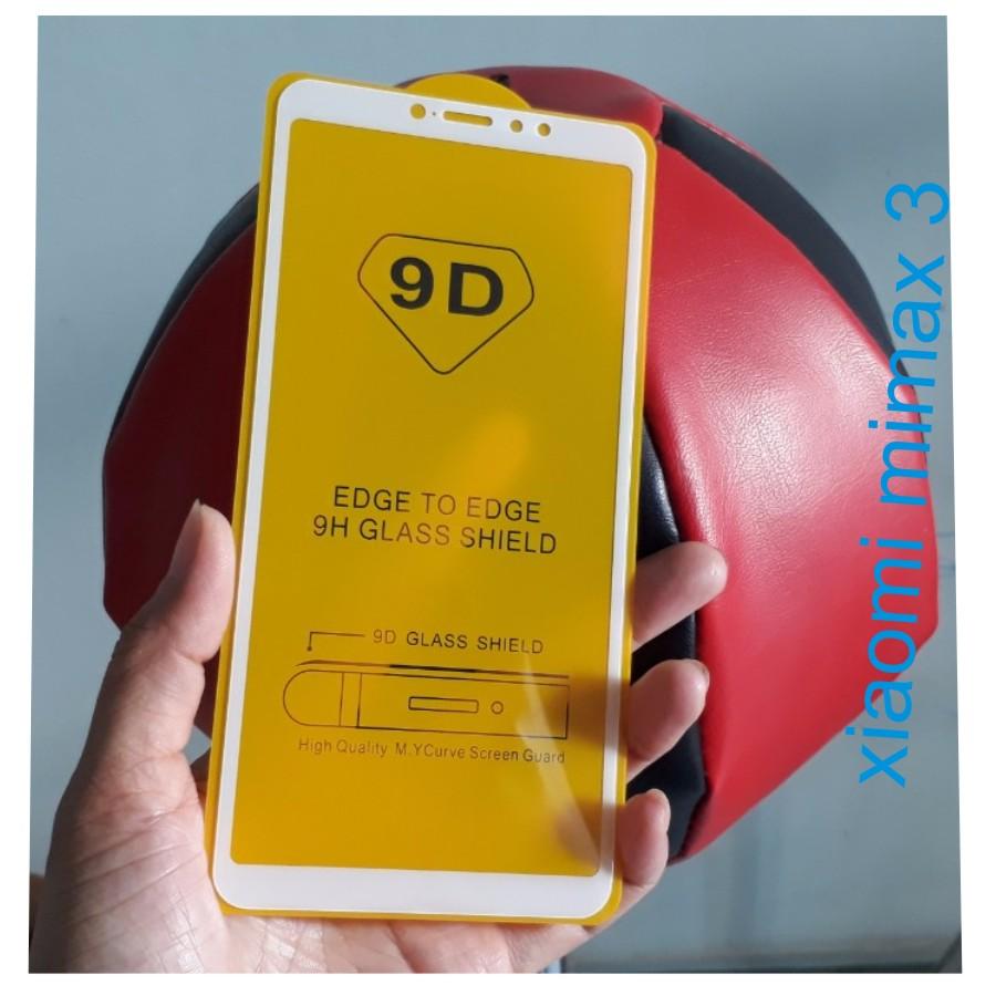 kính cường lực FULL 9D cho Xiaomi Mimax 3 (trắng 9D)