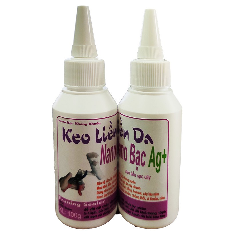 Keo liền da cây mai/hoa hồng/ sứ nano bạc 100gr - keo liền sẹo cây nano bạc