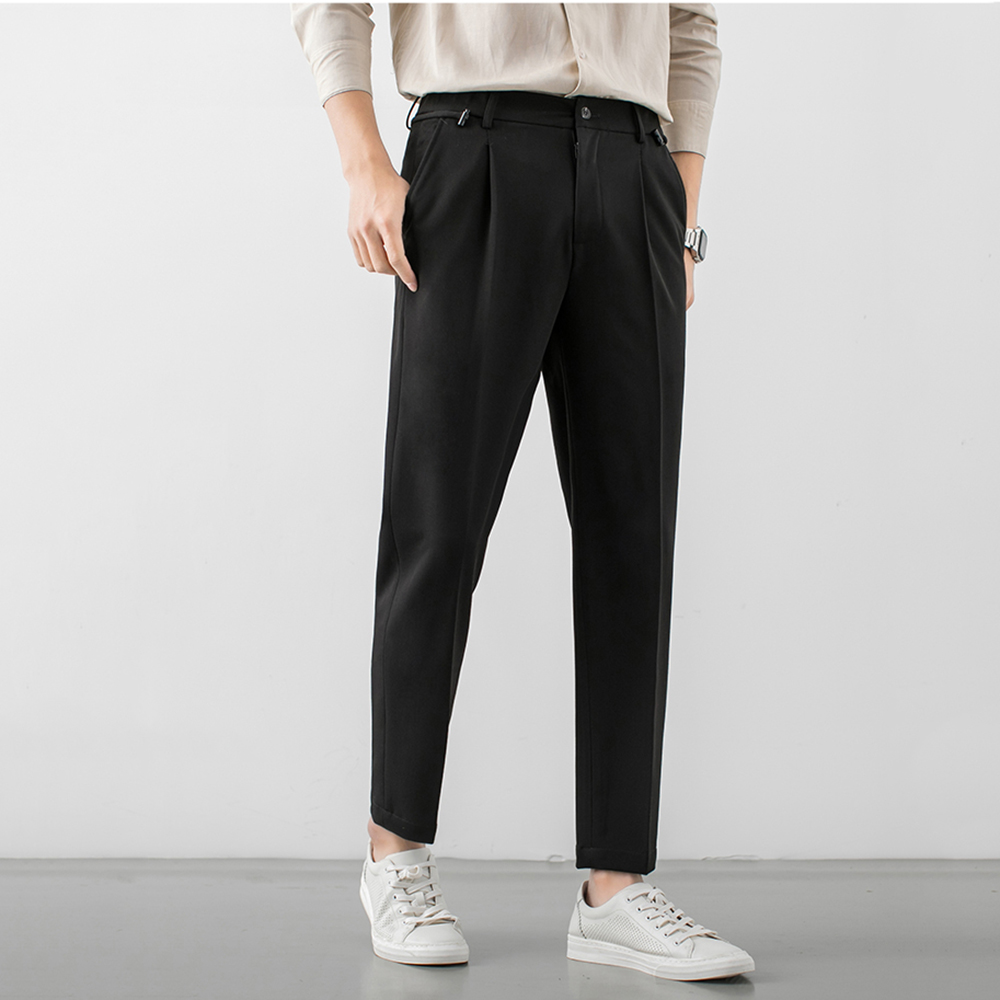 Quần Tây Hàn Quốc Dáng Baggy Cạp Cúc Basic Thịnh Hành Với Mọi Lứa Tuổi Thời Trang FORHIMCS2  JOGGER NAM 9000063C13