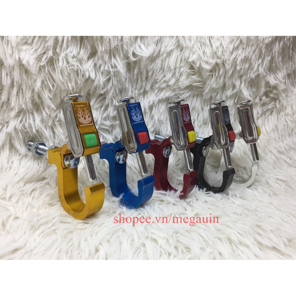 Móc Treo Đồ Xe Máy Giá 1 Cặp - Xanh