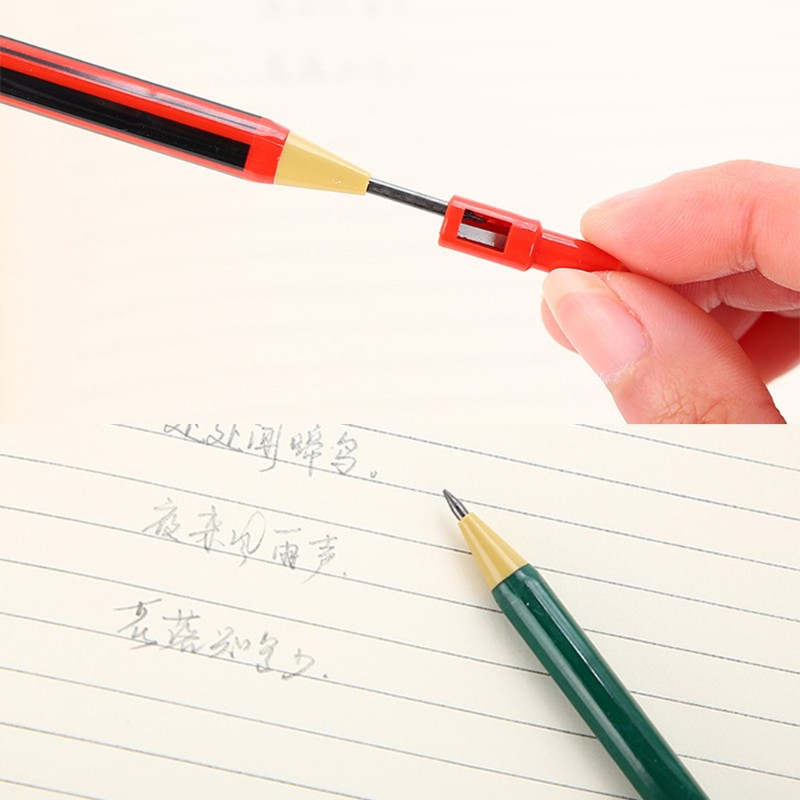 Bút chì bấm 2.0 Sọc đỏ xanh