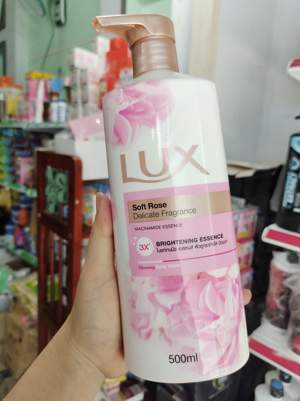 Sữa tắm lux thái lan 500ml cặp
