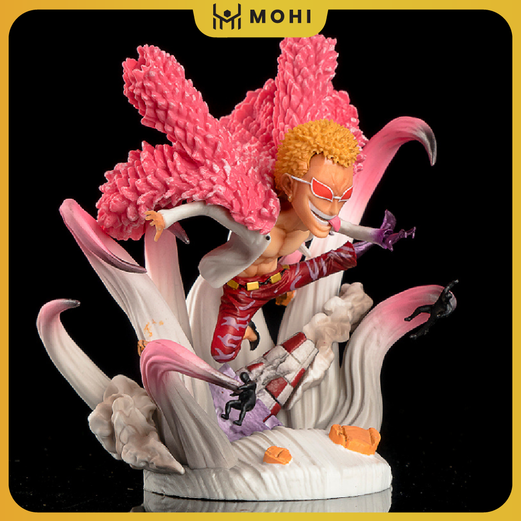 [Có bản LED] - Mô hình Doflamingo cao 12cm full BOX, mô hình One Piece