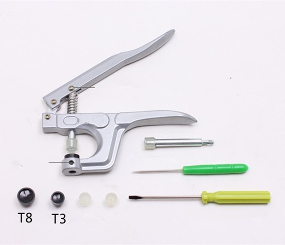 Kìm bấm nút nhựa 3 cỡ T3/T5/T8 chuyên dụng sử dụng đóng nút apos mưa, nút quần áo em bé