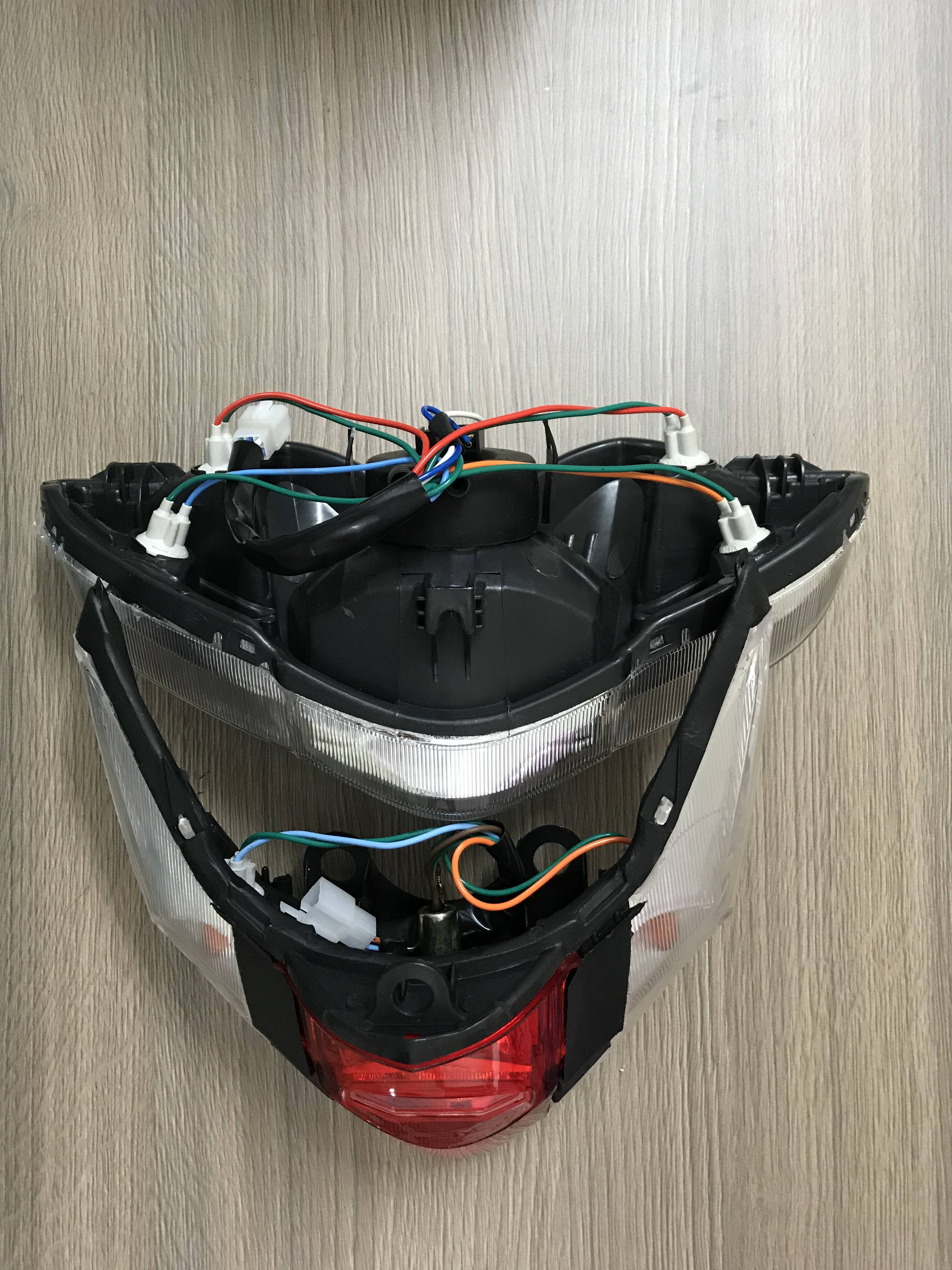 [HCM]Combo Pha đèn Wave S110 - 2 món + đuôi bóng ( loại tốt )