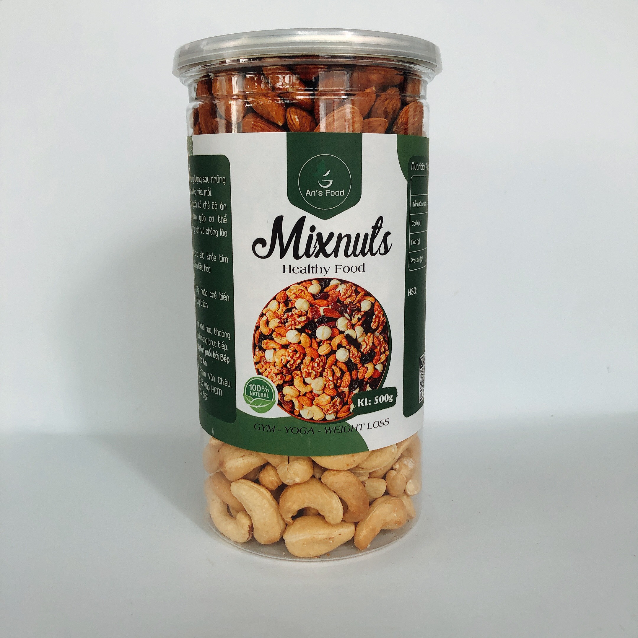 Mix 4 loại hạt không quả sấy cao cấp