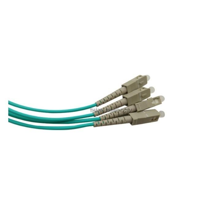 Dây nhảy quang multi mode OM3 SC duplex  3 mét