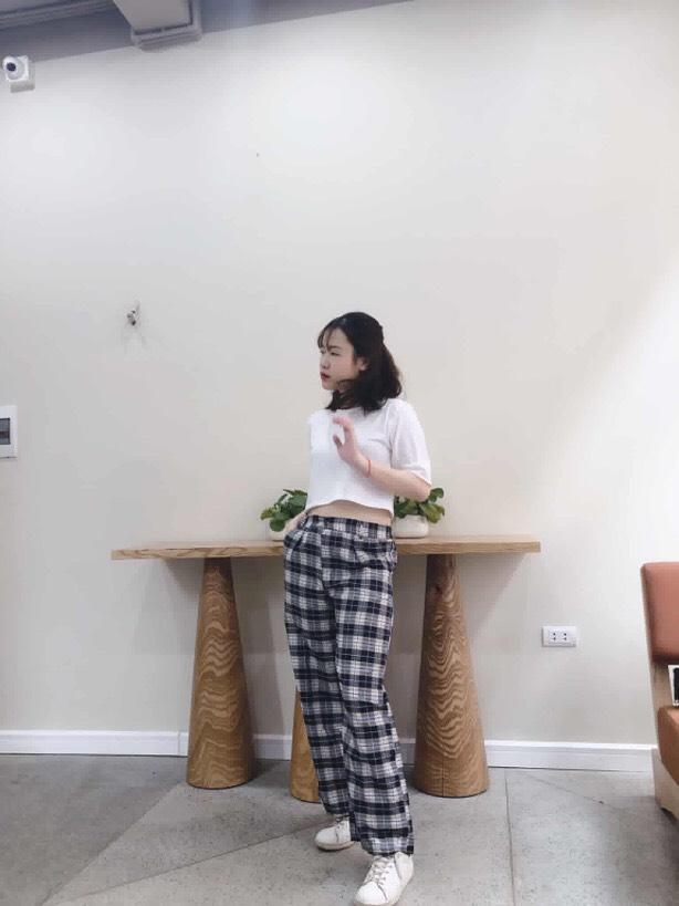 Quần Cullote kẻ caro