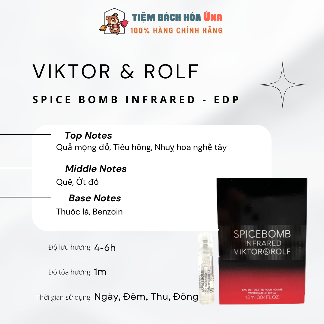 Vial, mẫu thử nước hoa nam Viktor & Rolf