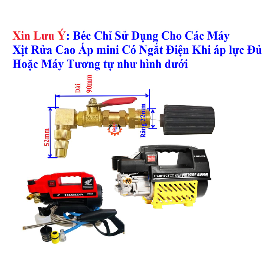 Béc vệ sinh điều hoà giảm áp