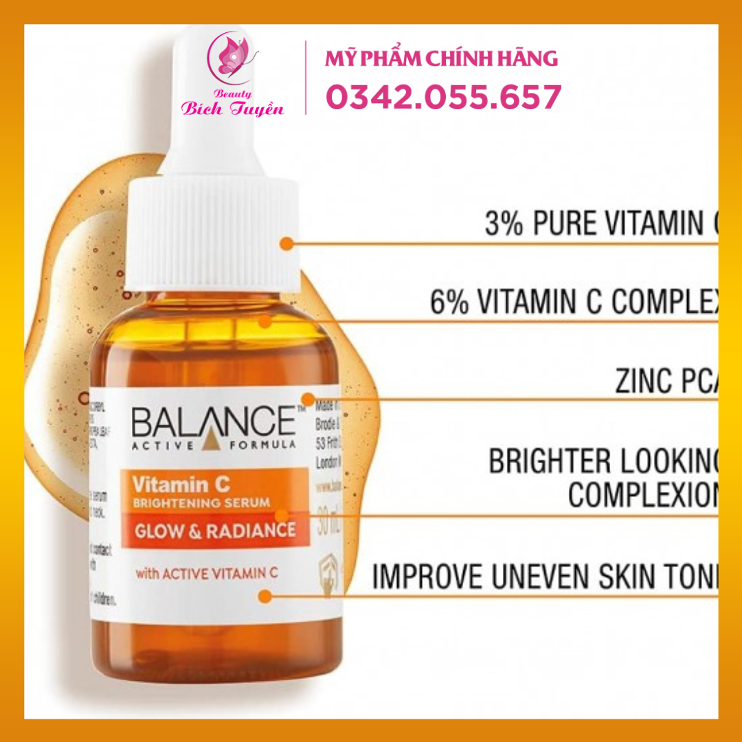 Serum Blance Vitamin C , Serum Sáng Da Mờ Thâm 30ml