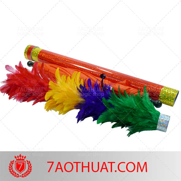 [HCM]Dụng cụ ảo thuật sân khấu : Chổi lông gà ra dù ( Không kèm dù )