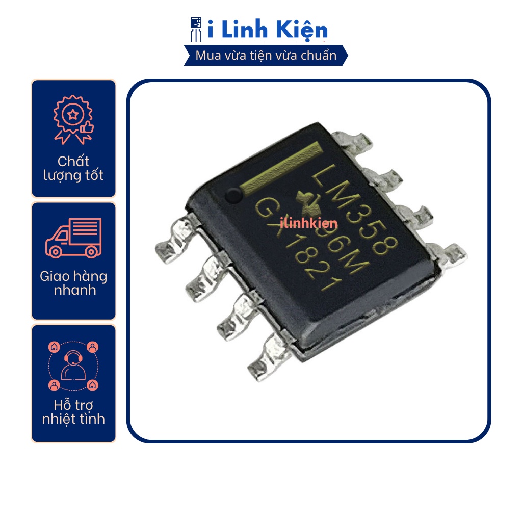 Lm358 lm358dr ic so sánh chất lượng tốt.