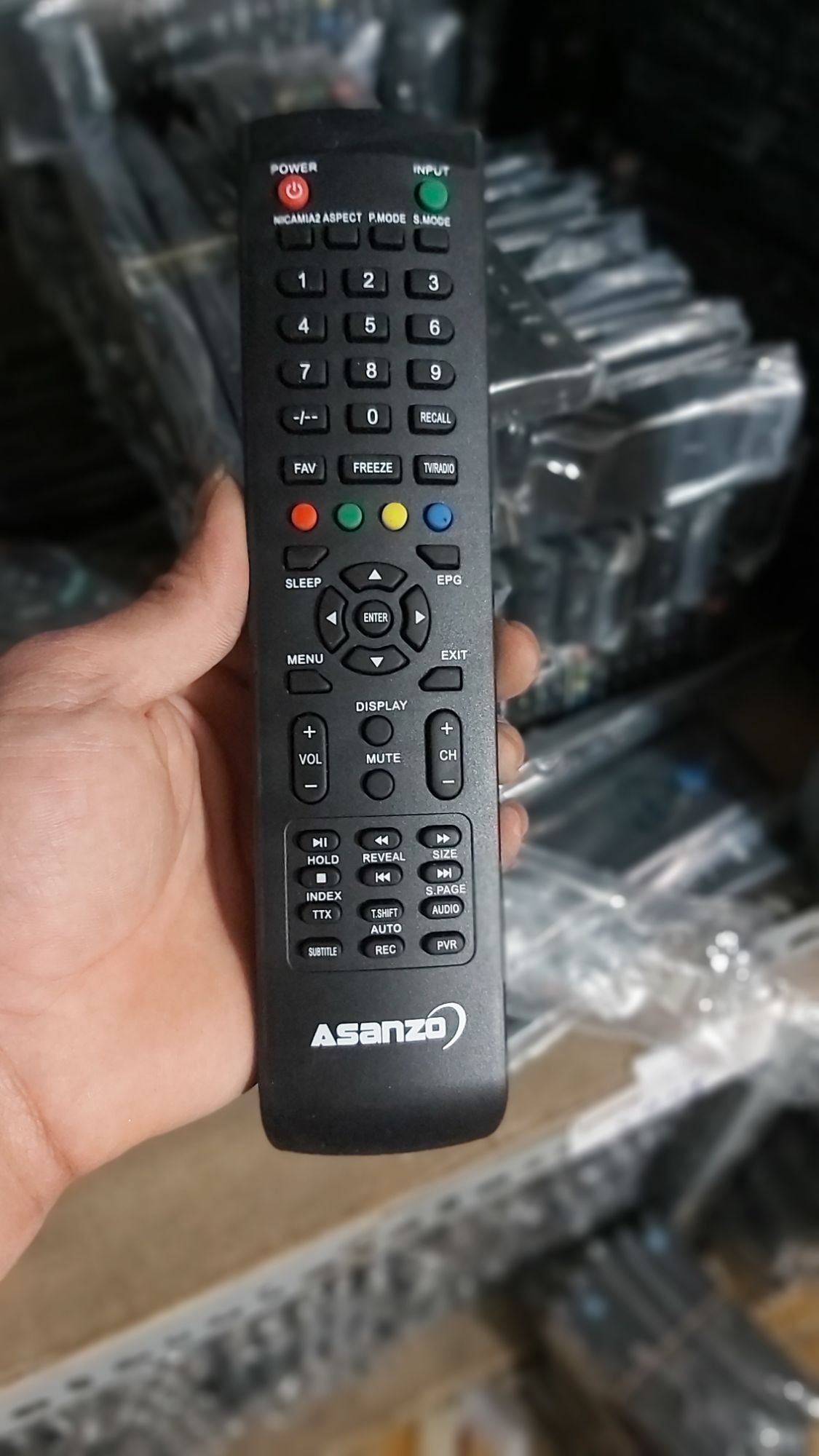 điều khiển tivi asanzo cong