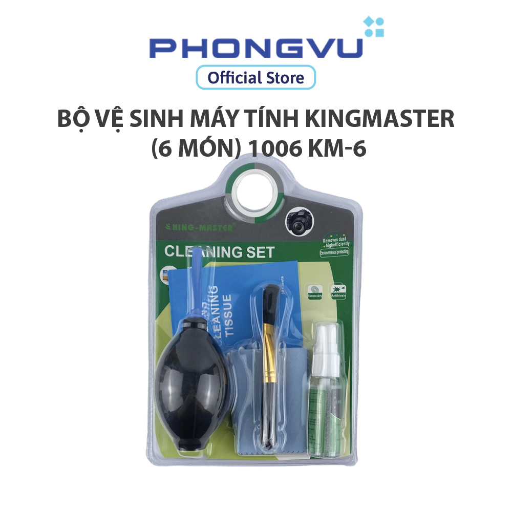 Bộ vệ sinh máy tính kingmaster 1006 km-6 - không bảo hành