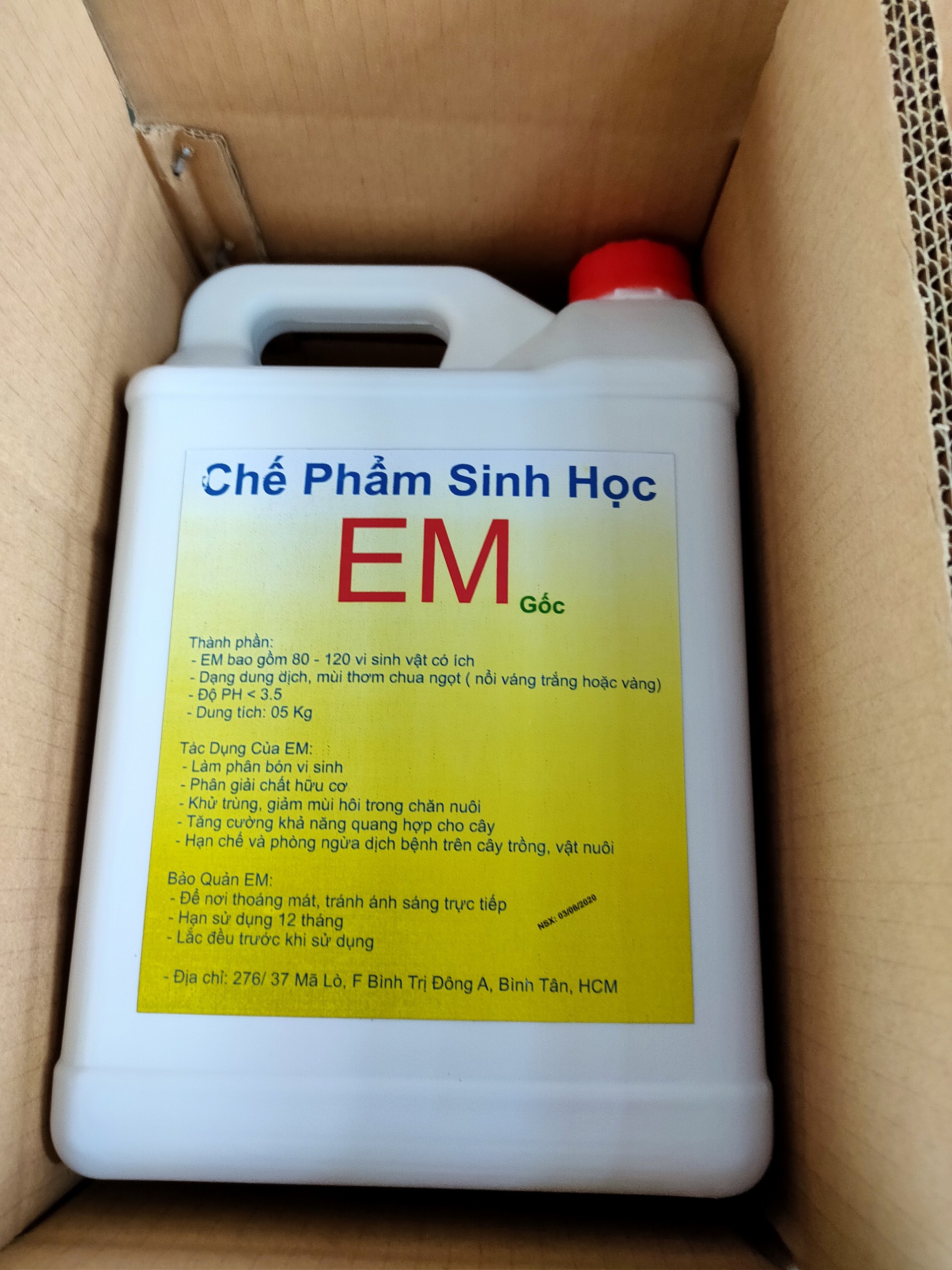 [HCM]Dung Dịch EM Gốc 4 Kg BOBIO