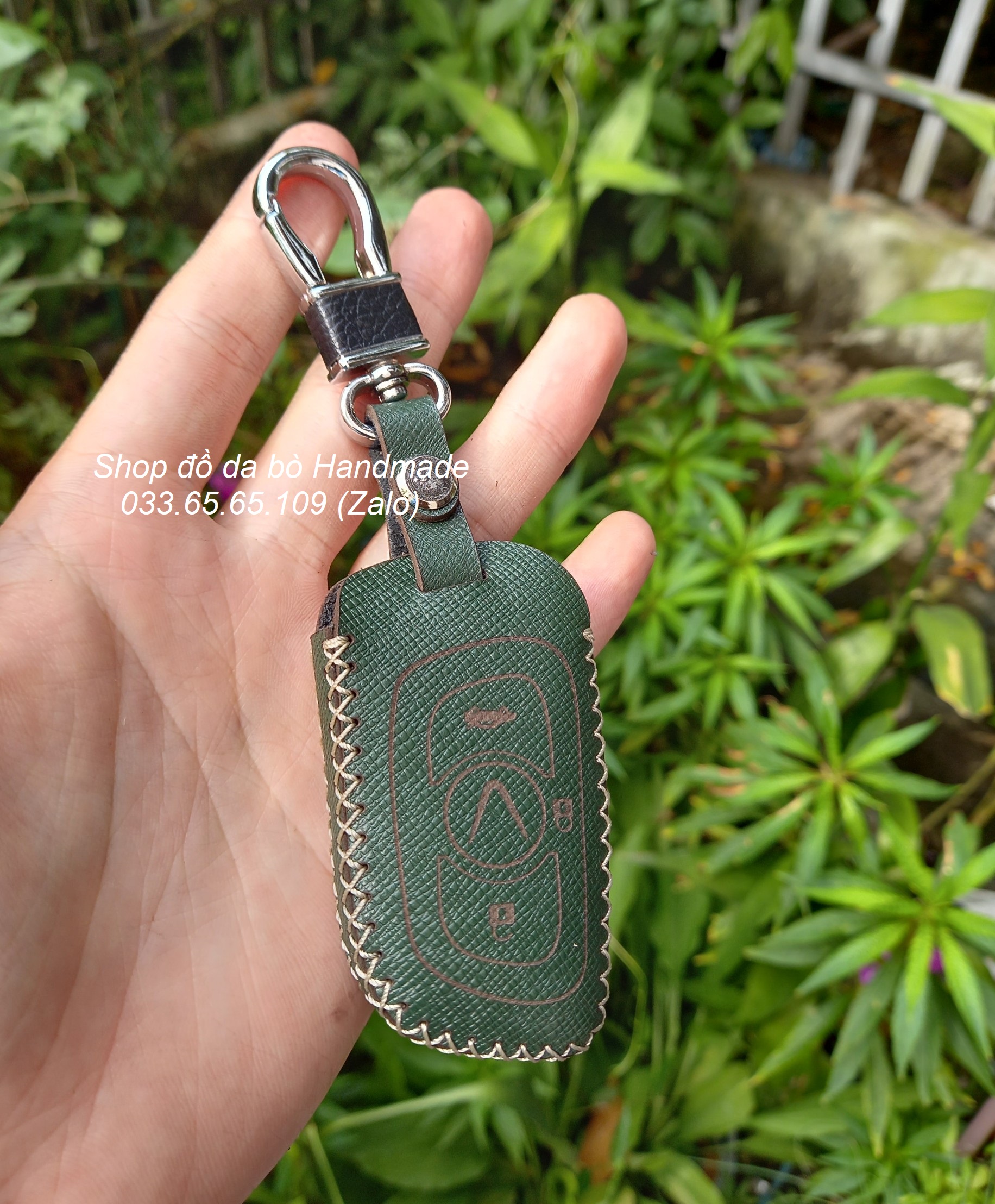 Bao da chìa khóa Vinfast Lux SA2.0, A2.0 bằng da thật