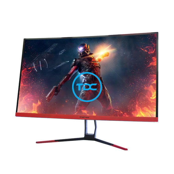 Màn hình Gaming Startview 27" 27FHV ; 24 " 24FHV 75Hz Full viền cong chính hãng.Độ phân giải full HD 1920 x 1080, Bảo hành 12 tháng