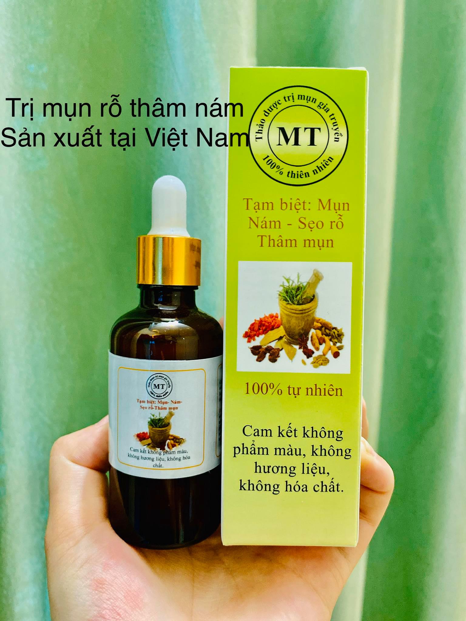 Thảo dược sạch mụn thâm rỗ không tái lại