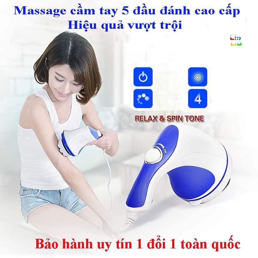 [HCM]Mát xa cầm tay loại xịn Máy đánh mỡ bụng Massage cầm tay ( Relax) Đánh tan mỡ thừa giúp dáng vÓc đẹp BẢO HÀNH 1 NĂM TRÊN HỆ THỐNG CSE TOÀN QUỐC